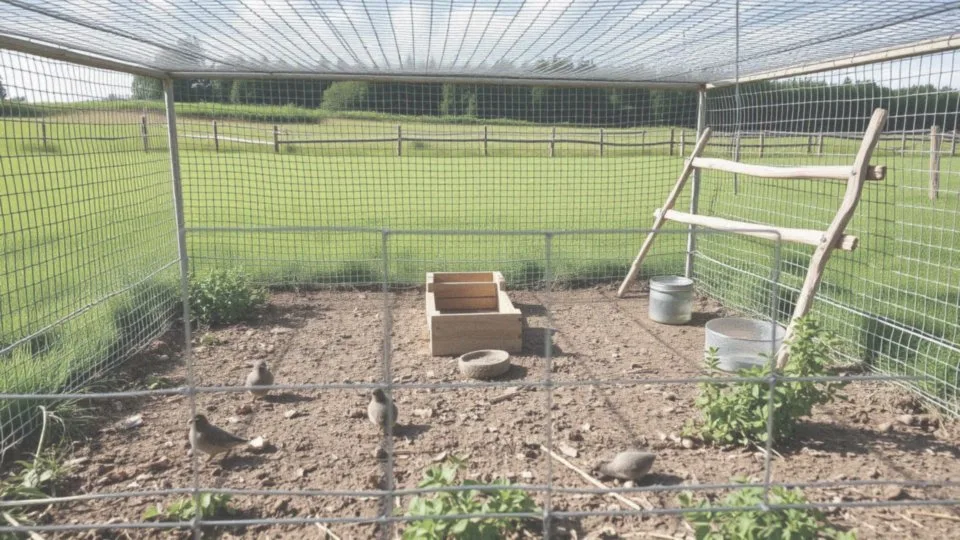 Dlaczego woliera dla przepiórek jest ważna?