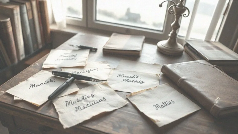 Jakie są warianty imienia Maciej?