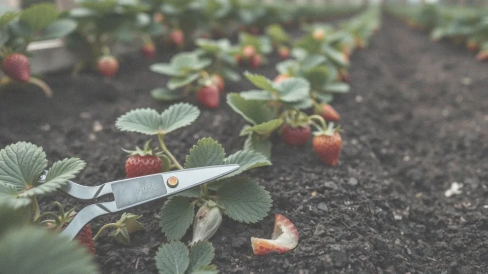 Na jakiej wysokości należy przycinać truskawki?