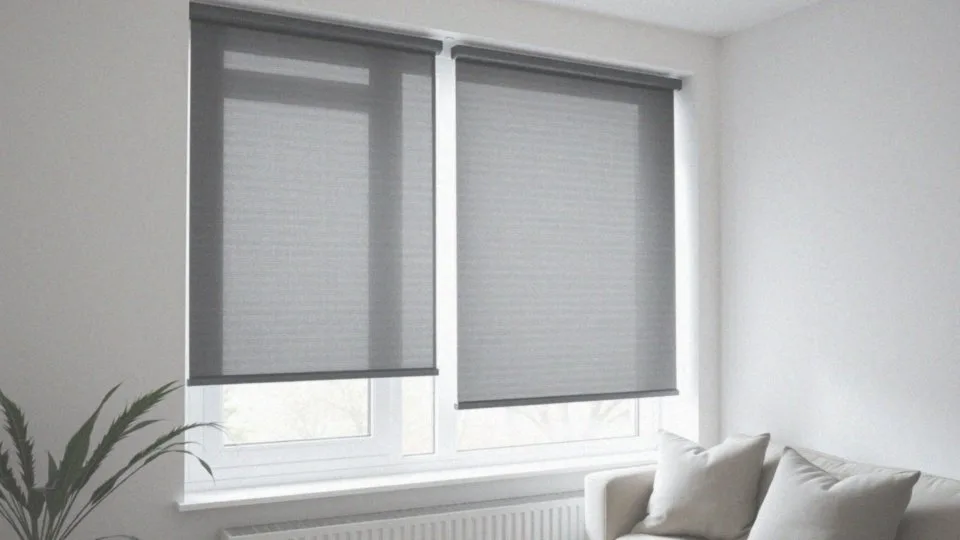 Jakie ciemne kolory rolet pasują do szarych ścian?