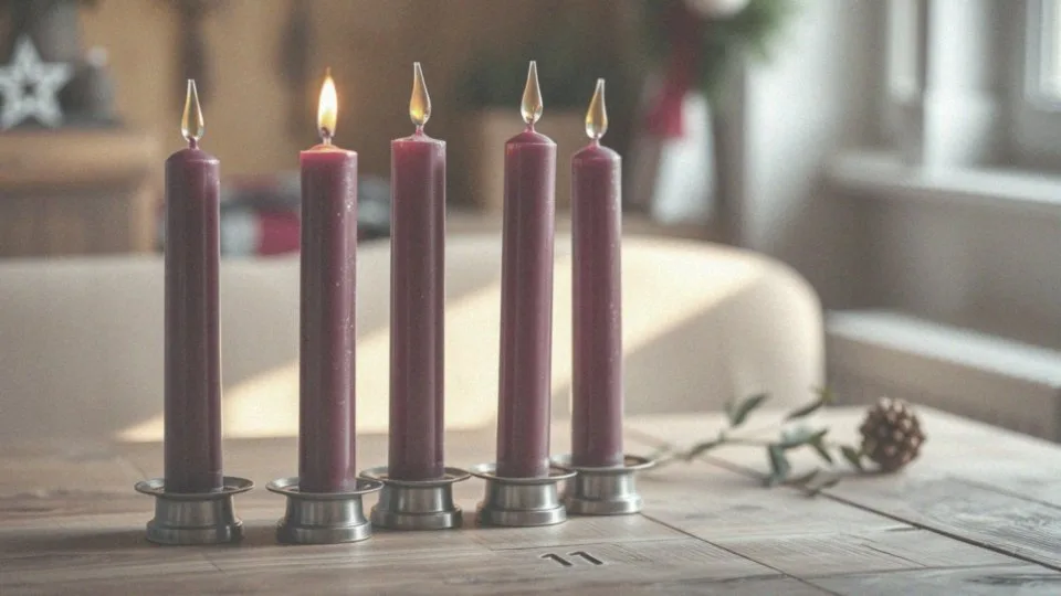 Kiedy zapala się poszczególne świece adwentowe?