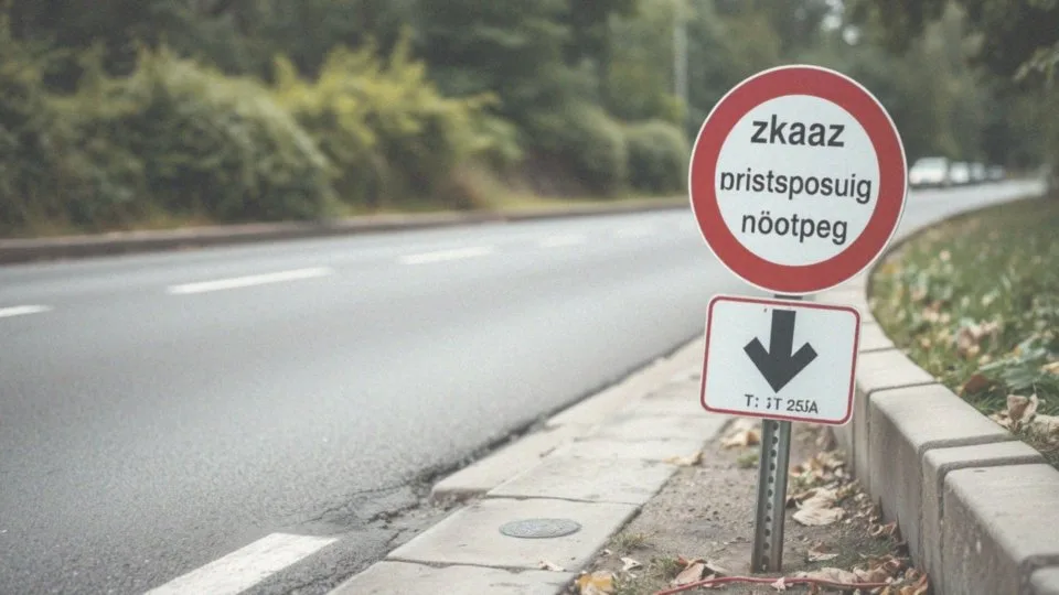 Jak strzałki wpływają na znaczenie zakazu zatrzymywania?