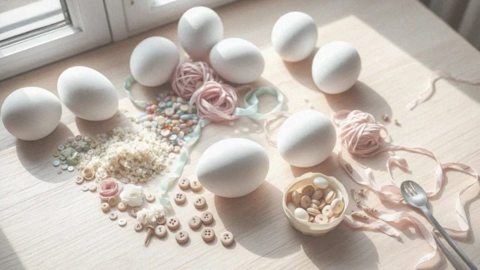 Jakie inne materiały można użyć do dekoracji jajek styropianowych?