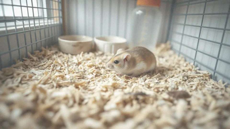 Jakie są typowe objawy infekcji bakteryjnej oczu u chomika?