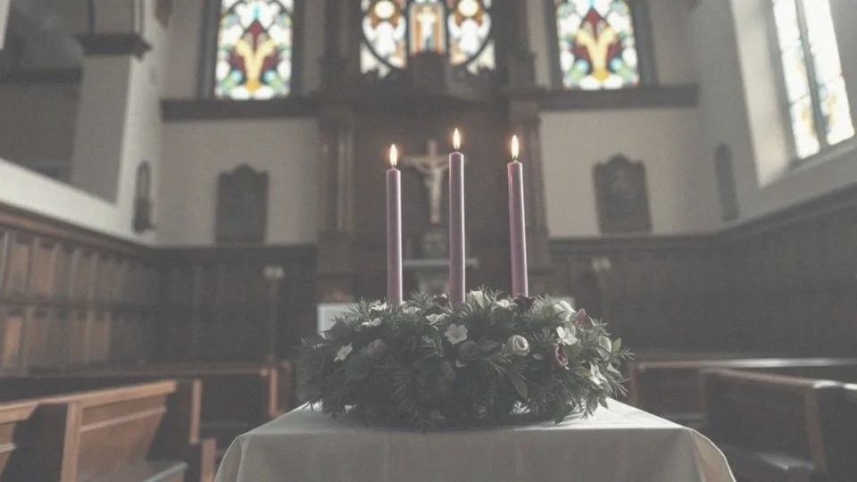 Jak wieniec adwentowy wpływa na wystrój kościoła?