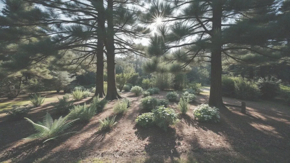 Jakie skutki mają stare sosny w ogrodzie na inne rośliny?