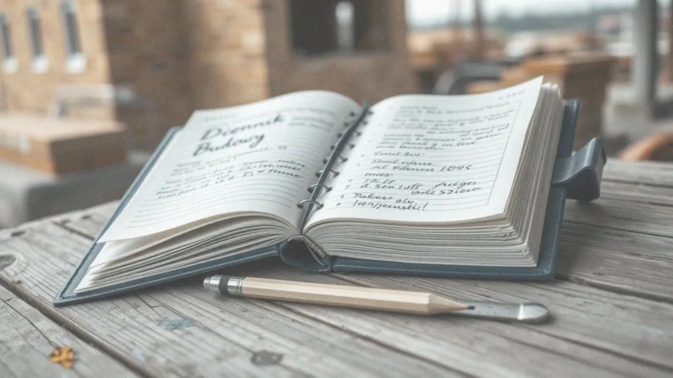 Co powinno znaleźć się na stronie tytułowej dziennika budowy?