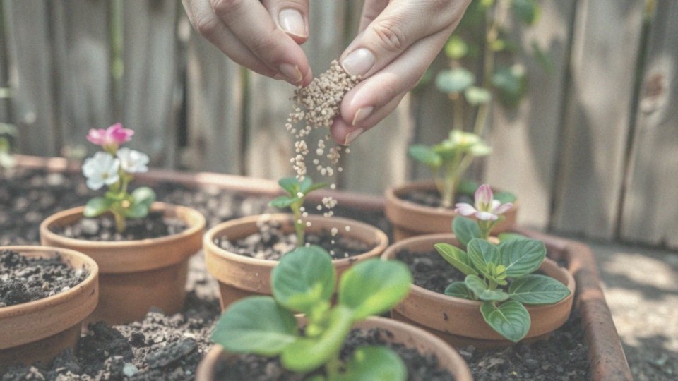Jakie nawozy granulowane warto zastosować przy sadzeniu pelargonii?