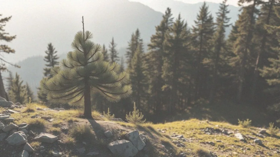 Co charakteryzuje sosnę limbę i jej miejsce występowania?