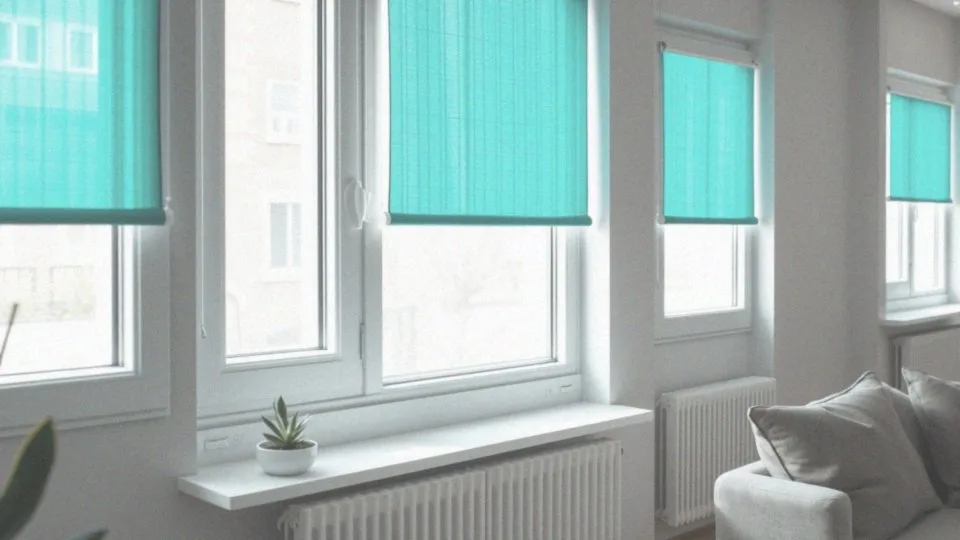 Jakie intensywne kolory rolet można zestawić z białymi oknami?