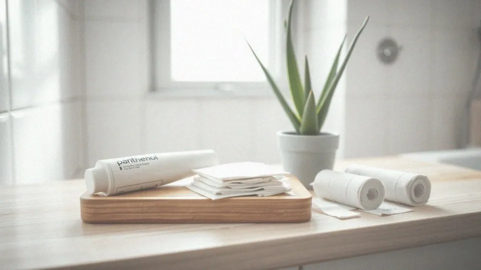 Jak pantenol wpływa na proces gojenia ran?