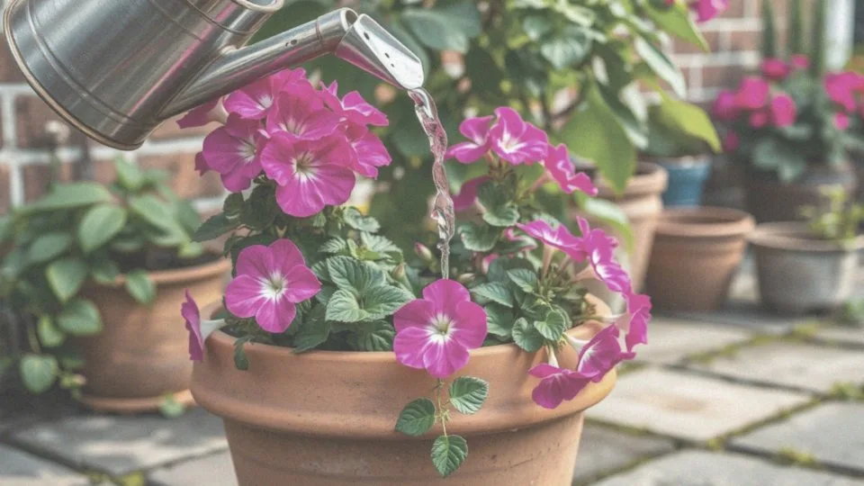 Jakie są zasady podlewania pelargonii po nawożeniu?