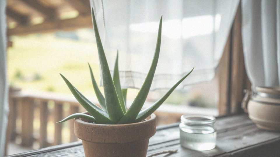 Co powoduje działanie aloesu na oparzenia słoneczne?