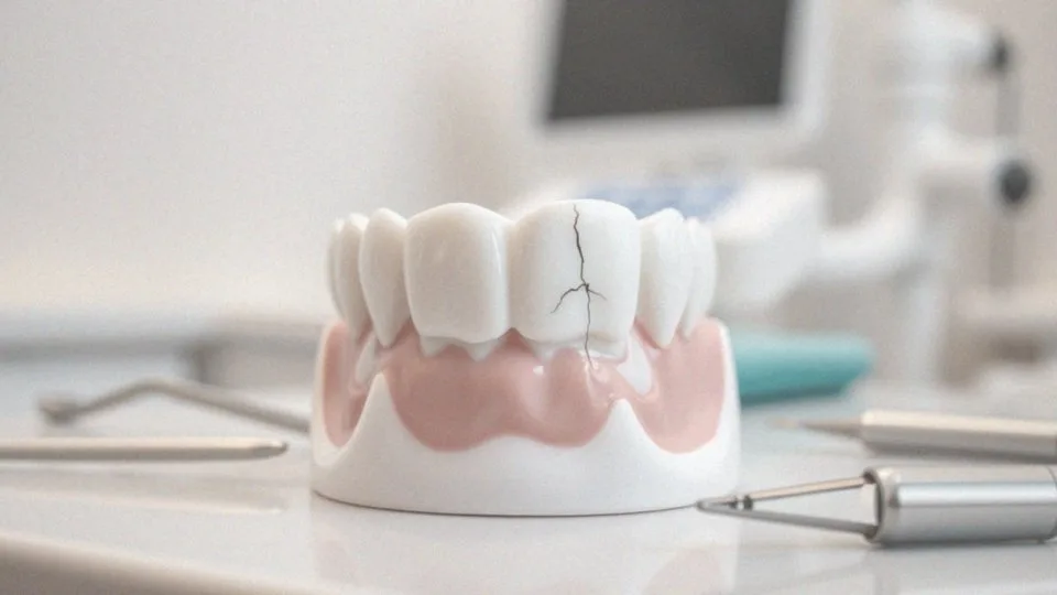 Jakie uszkodzenia mogą wystąpić w koronie porcelanowej?