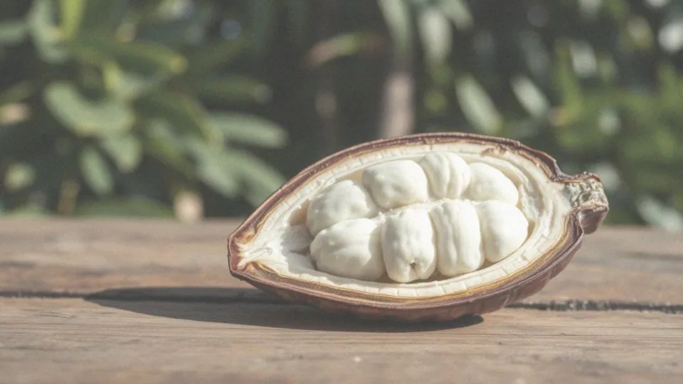 Jakie są właściwości miąższu owoców kakaowca?