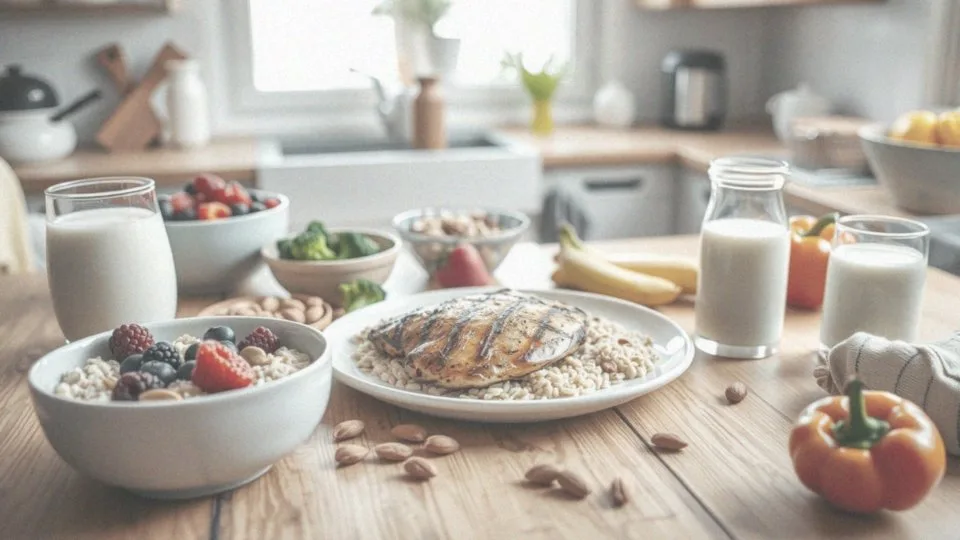 Dieta na masę mięśniową – jadłospis na cały tydzień i porady