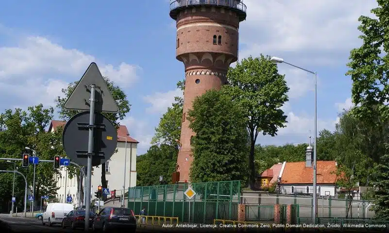 Ulica Warszawska w Giżycku