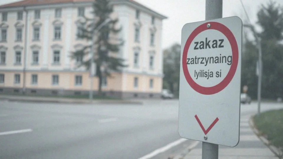 Zakaz zatrzymywania strzałka w dół – co musisz wiedzieć?